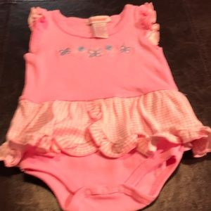 Girl pink onesie